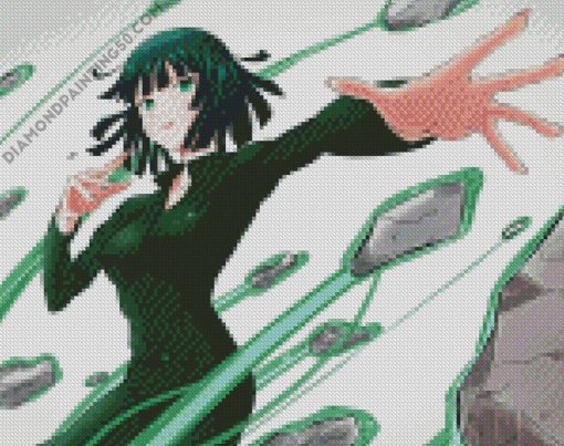 One Punch Man Fubuki diamond painting