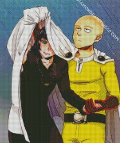 One Punch Man Saitama And Fubuki diamond painting