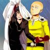 One Punch Man Saitama And Fubuki diamond painting