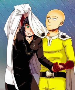 One Punch Man Saitama And Fubuki diamond painting