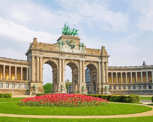 Parc Du Cinquantenaire Bruxelles Diamond Paintings