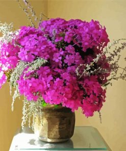 Phlox In Vase Diamond Paintings