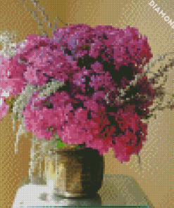 Phlox In Vase Diamond Paintings