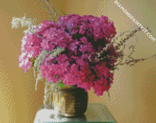 Phlox In Vase Diamond Paintings