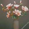 Pink Magnolia Vase diamond painting