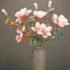 Pink Magnolia Vase diamond painting