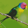 Plum Headed Parekeet Diamond Paintings