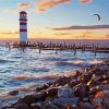 Podersdorf Am See Lighthouse diamond painting