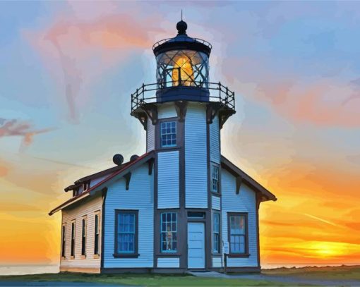 Point Cabrillo Lighthouse Museum Diamond Paintings