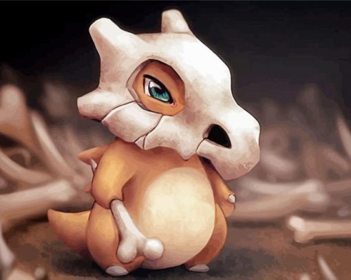 Pokemon Cubone Diamond Paintings