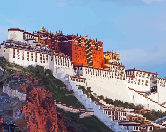 Potala Palace Lhasa diamond painting