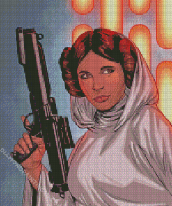 Princess Leia Organa diamond painting