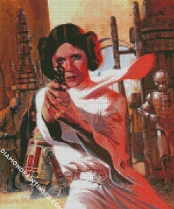 Princess Leia Star Wars diamond painting