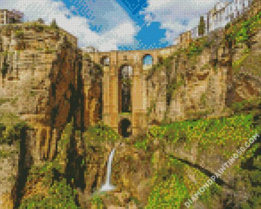 Puente Nuevo Ronda Spain diamond painting