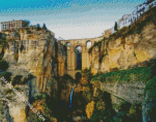 Puente Nuevo Spain diamond painting