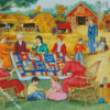 Quilters In Farm Diamond Paintings