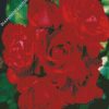 Red Floribundas diamond painting