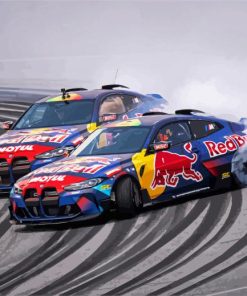 Red Bull BMW M4 Cars Diamond Paintings