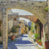 Rhodes Town Diamond Paintings