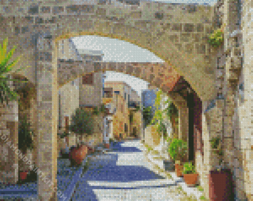 Rhodes Town Diamond Paintings