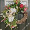 Aesthetic Door Wreaths Diamond Paintings