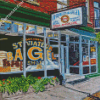 Aesthetic St Viateur Bagel Art Diamond Paintings