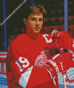 Aesthetic Steve Yzerman Diamond Paintings