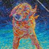 Aesthetic Wet Dog Art Diamond Paintings