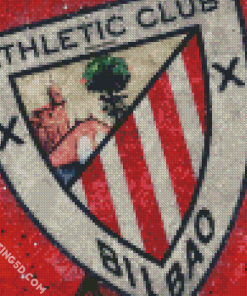 Athletic Club Bilbao Logo Diamond Paintings