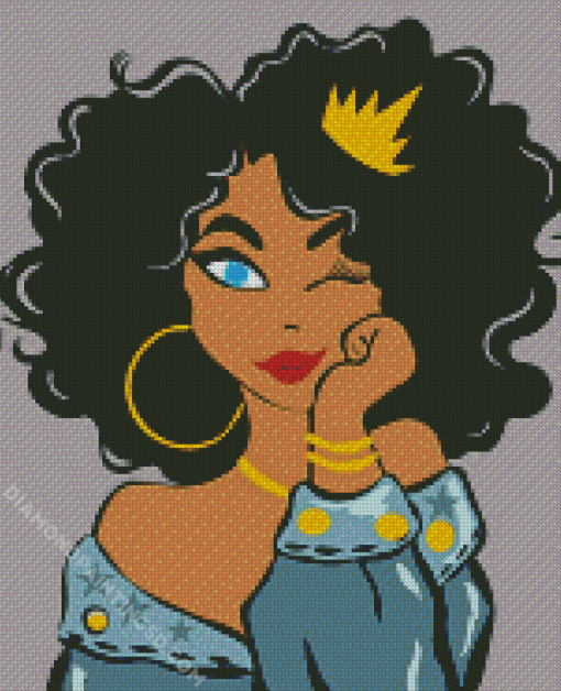 Black Queen Art Diamond Paintings