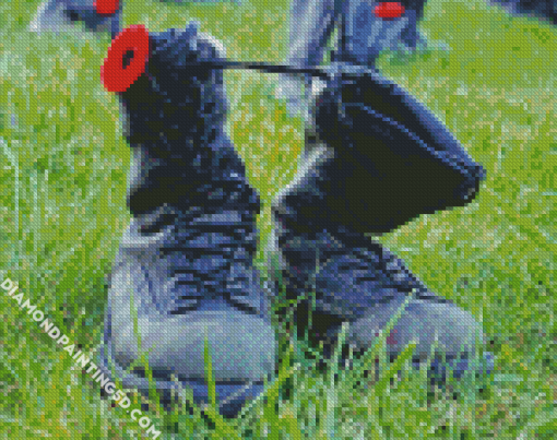 CDN Military Shoes Diamond Paintings