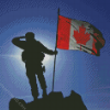 CDN Military Silhouette Diamond Paintings