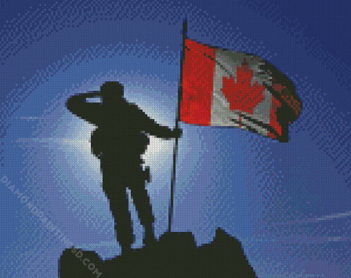 CDN Military Silhouette Diamond Paintings