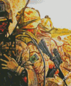 CDN Military Soldiers Diamond Paintings