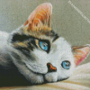 Cat Pastel Art Diamond Paintings