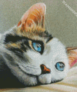 Cat Pastel Art Diamond Paintings