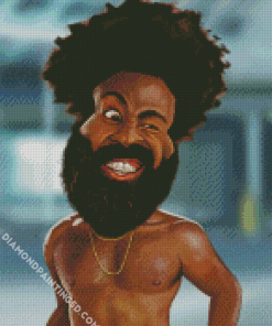 Childish Gambino Caricature Diamond Paintings