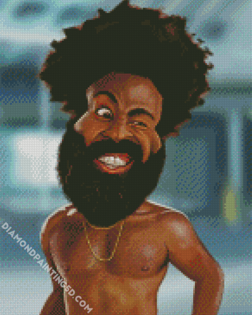 Childish Gambino Caricature Diamond Paintings