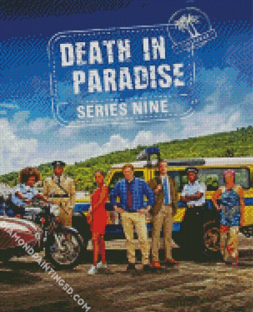 Death In Paradise Serie Poster Diamond Paintings