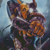 Deathstroke With Gun Diamond Paintings