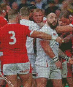 England Rugby Team Diamond Paintings