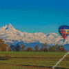 Hot Air Balloon And Mountain In Mondovi Diamond Paintings