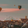 Hot Air Balloons In Mondovi Diamond Paintings