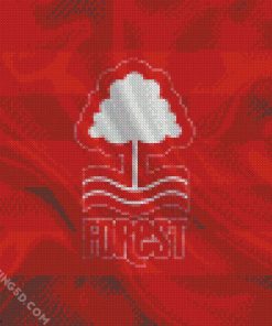 Nottingham Forest Football Club Flag Diamond Paintings