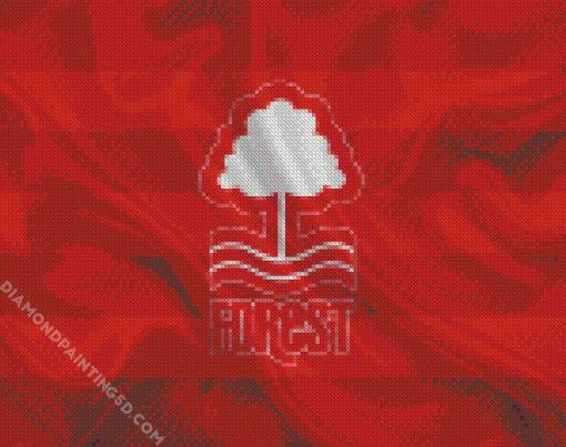 Nottingham Forest Football Club Flag Diamond Paintings