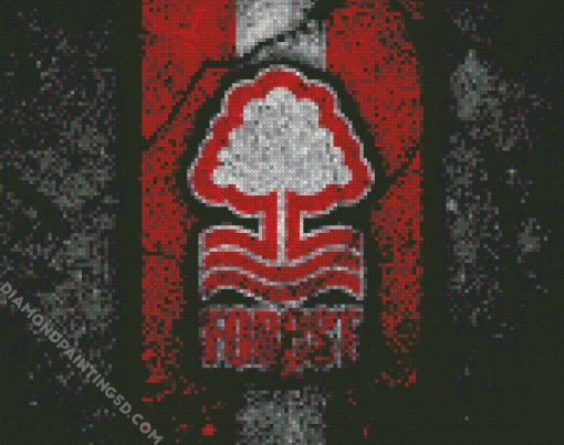 Nottingham Forest Football Club Logo Diamond Paintings