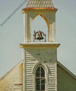 Old White Church Diamond Paintings