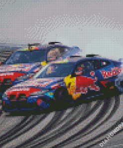 Red Bull BMW M4 Cars Diamond Paintings