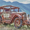 Rusty Ford Model T Diamond Paintings