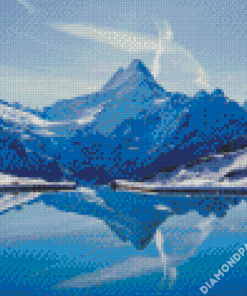 Snowy Swiss Alps Diamond Paintings